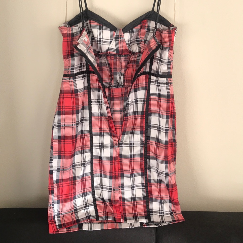 Plaid corset style dress - Do & Be - Picture 12 of 12